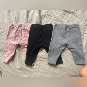 GIRLS Uniqlo leggings 6-12mo